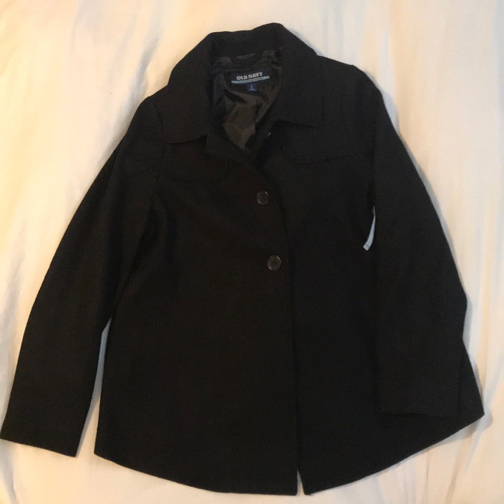 NWT Black Maternity Peacoat Old Navy Small